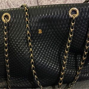 Navy Bally Purse ✨